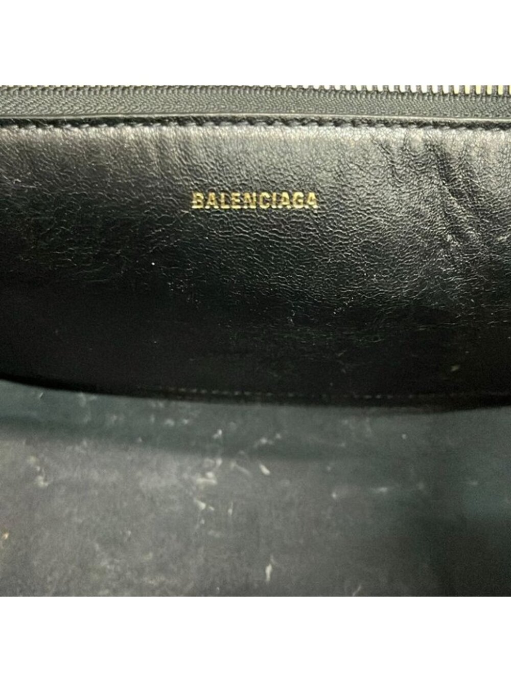 Balenciaga Handbag Barbes Small Black Leather - Picture 8 of 11